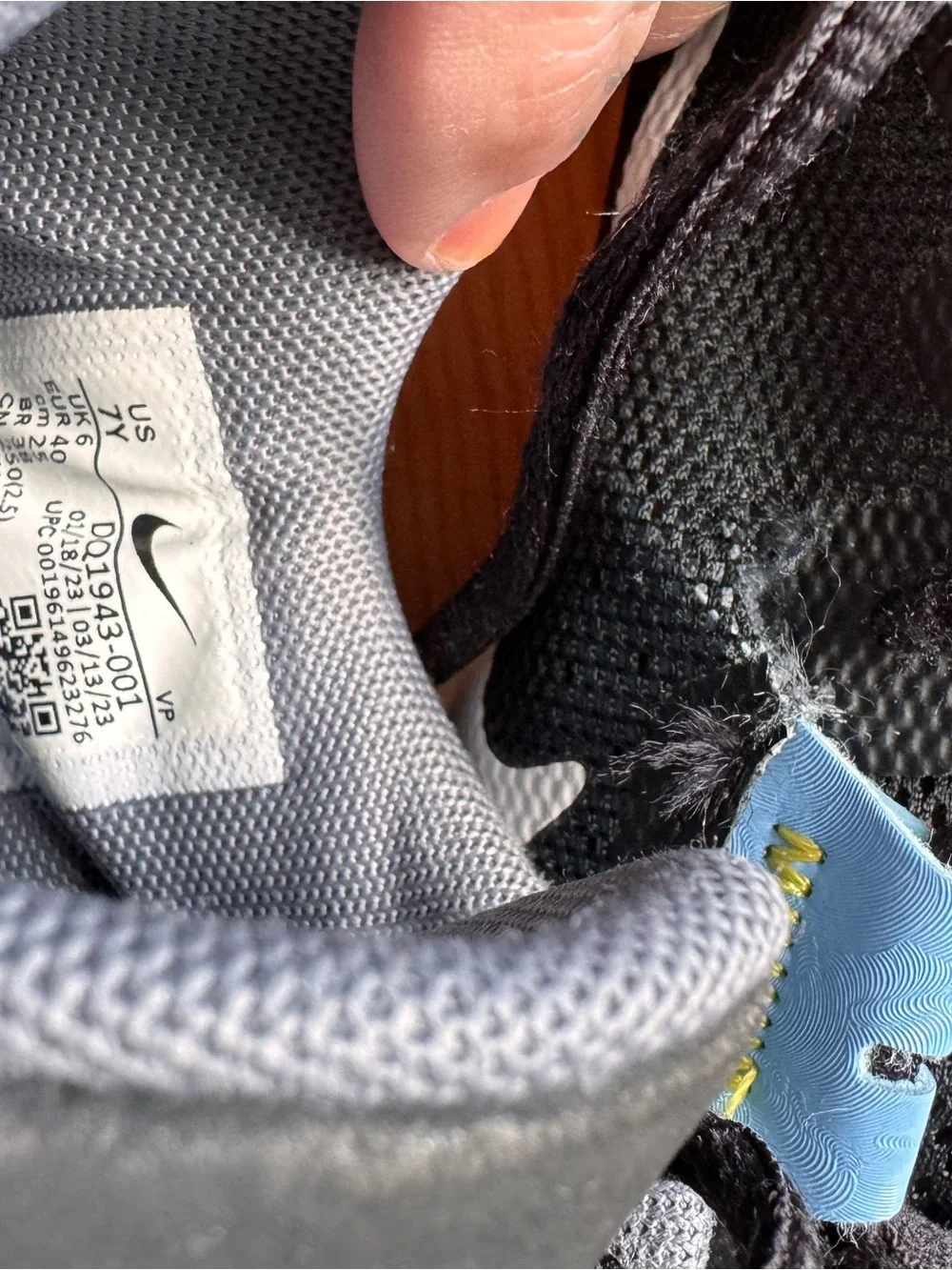 Nike size basketball